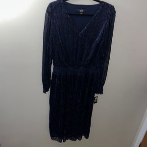 Sparkly navy blue dress